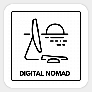 Digital Nomad Sticker